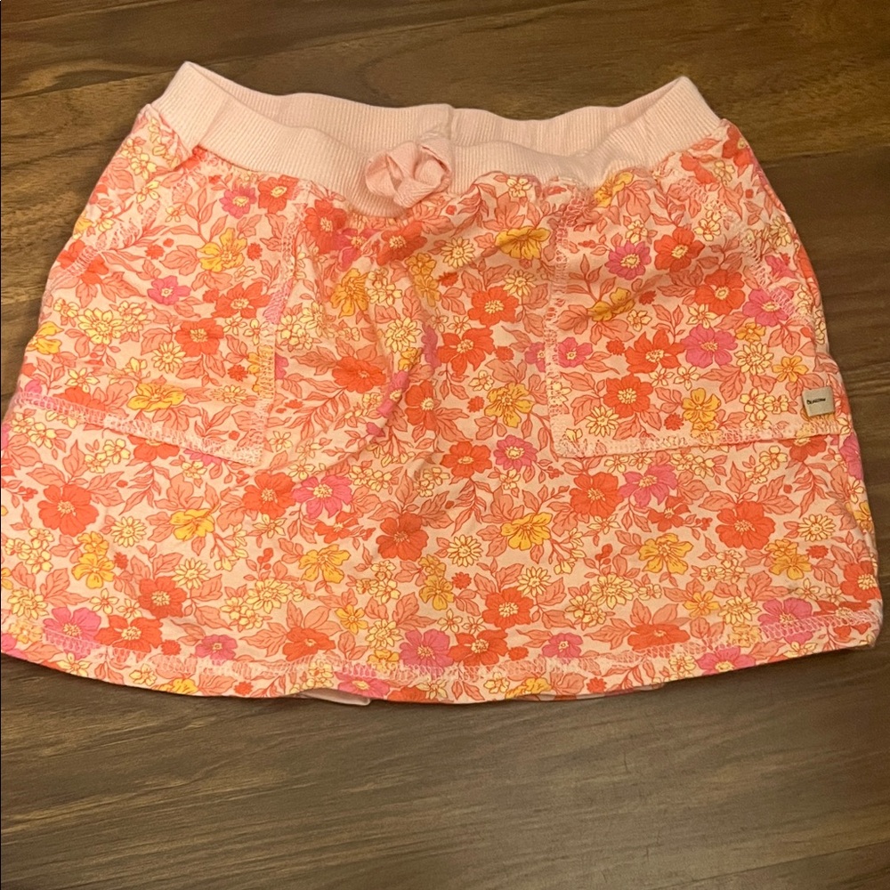 BearPaw Pink Floral Girls' Skort